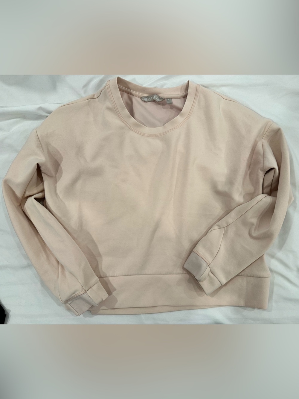 Athleta Pale Pink Crewneck Sweatshirt